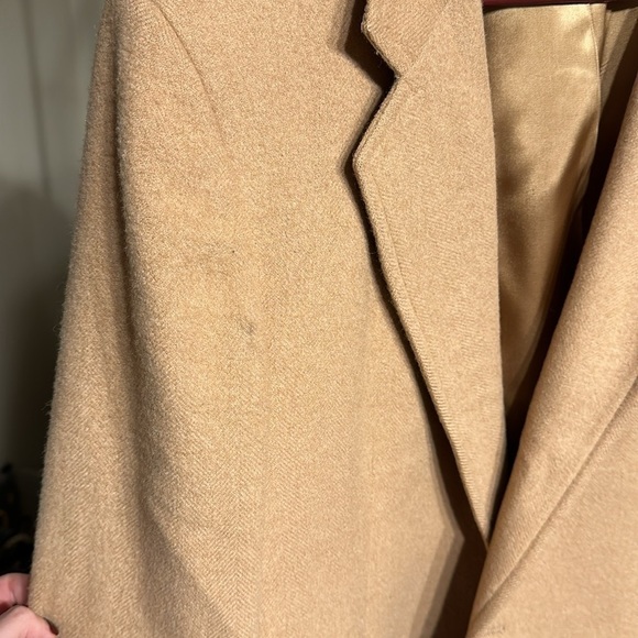 Stanley Blacker Wool Blend* Overcoat in Camel Size 36 - Picture 3 of 8